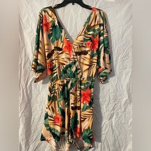 Venus tropical print romper size L